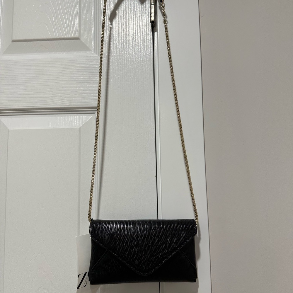 Zara Envelop Chain Clutch/Crossbody bag